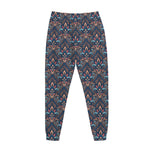 Damask Boho Pattern Print Jogger Pants