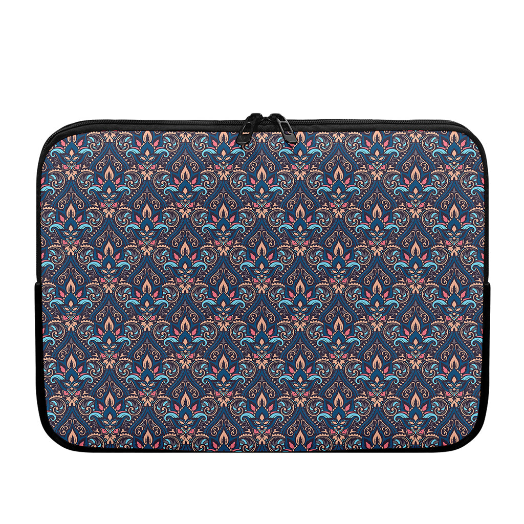 Damask Boho Pattern Print Laptop Sleeve