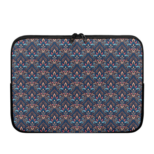 Damask Boho Pattern Print Laptop Sleeve