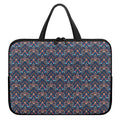Damask Boho Pattern Print Laptop Sleeve With Handle