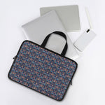 Damask Boho Pattern Print Laptop Sleeve With Handle