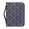 Damask Boho Pattern Print Leather Bible Cover