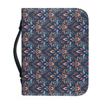 Damask Boho Pattern Print Leather Bible Cover