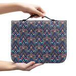 Damask Boho Pattern Print Leather Bible Cover