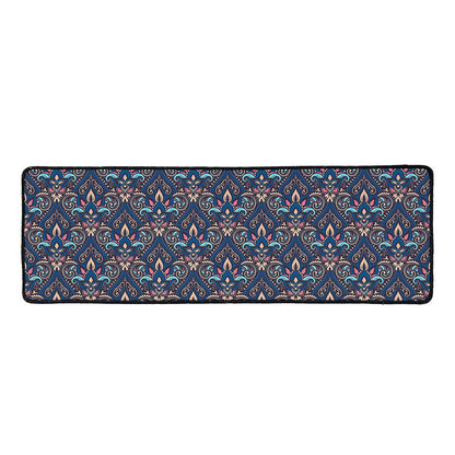 Damask Boho Pattern Print Long Kitchen Mat