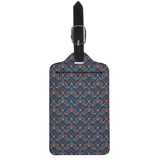 Damask Boho Pattern Print Luggage Tag