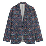 Damask Boho Pattern Print Men's Blazer