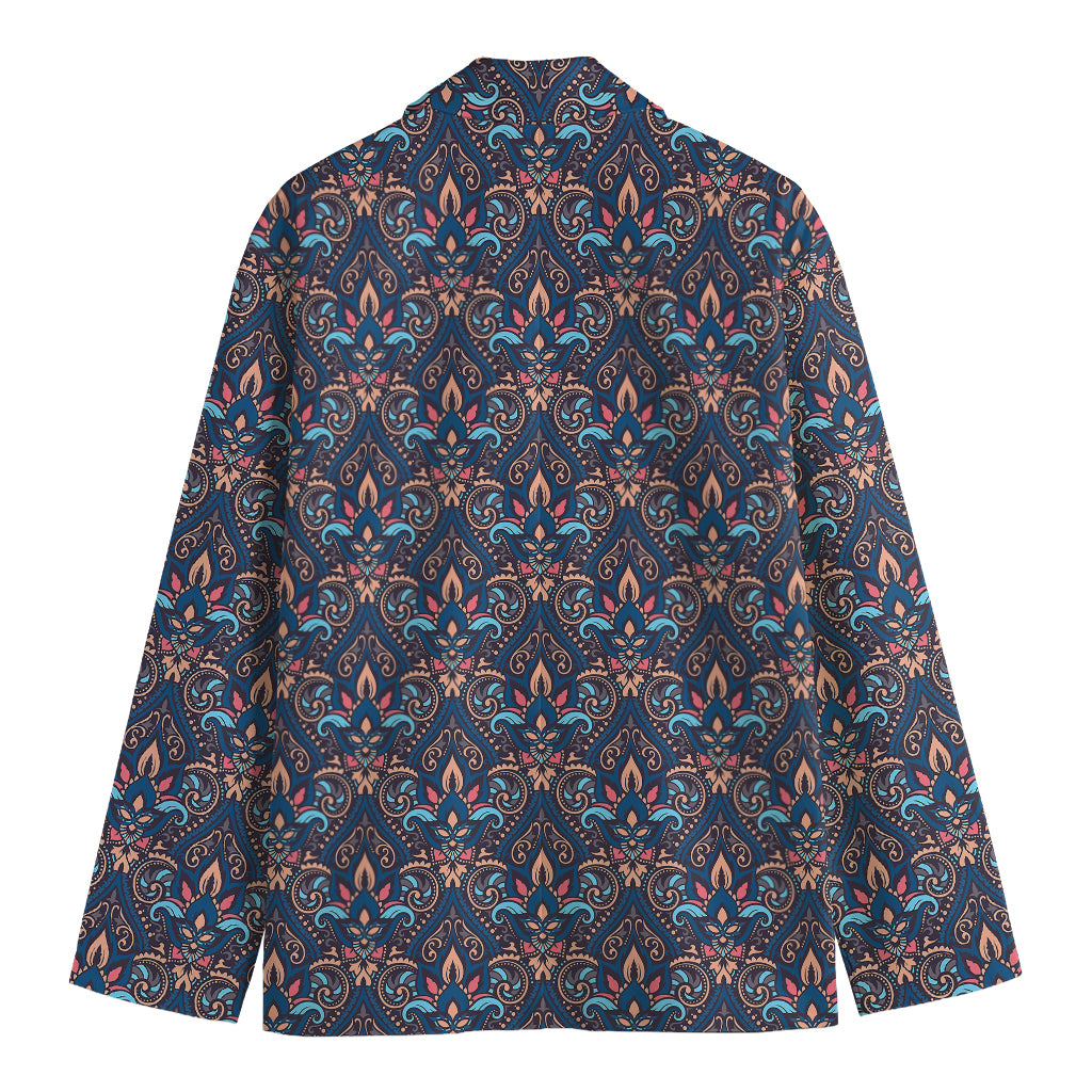 Damask Boho Pattern Print Men's Blazer