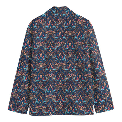 Damask Boho Pattern Print Men's Blazer