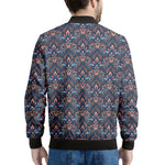 Damask Boho Pattern Print Men's Bomber Jacket