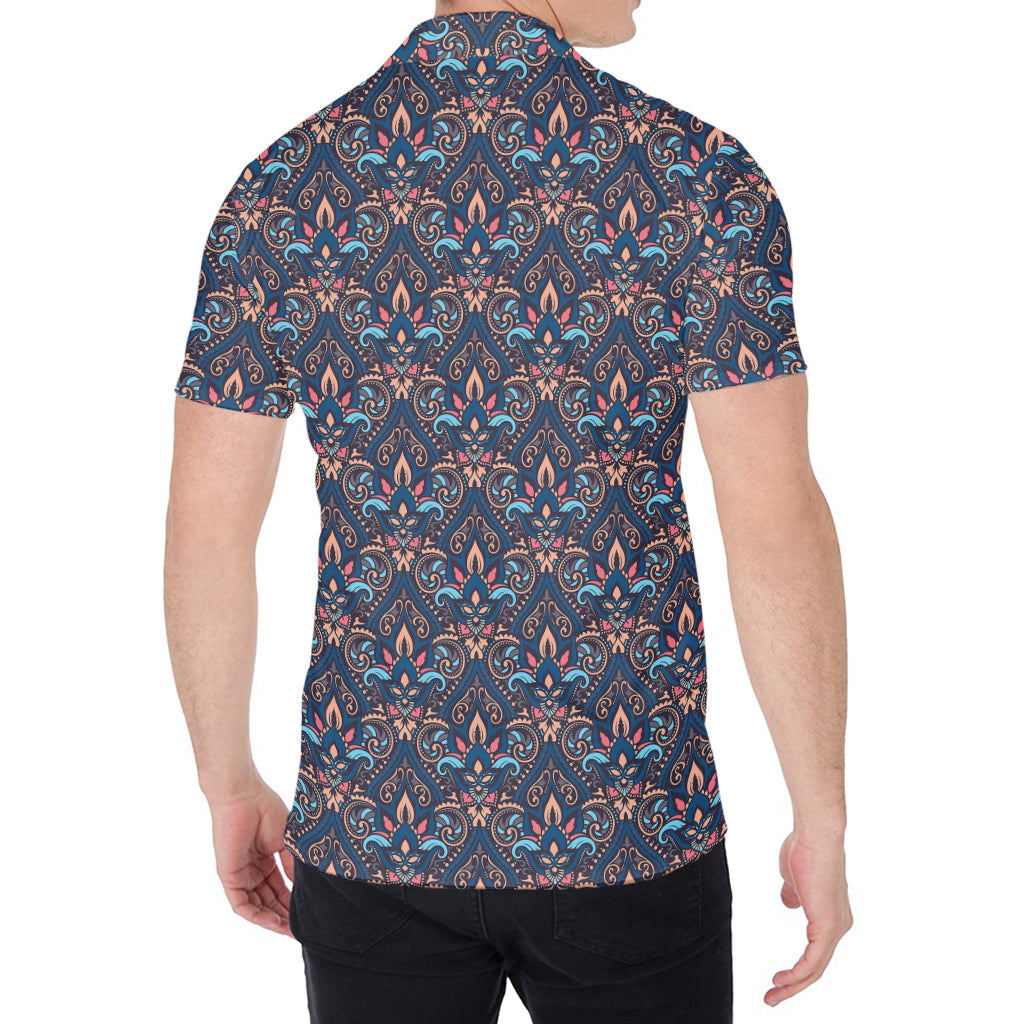 Damask Boho Pattern Print Men's Shirt