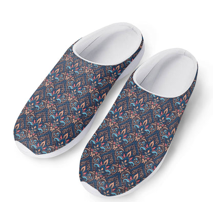 Damask Boho Pattern Print Mesh Casual Shoes