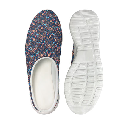 Damask Boho Pattern Print Mesh Casual Shoes