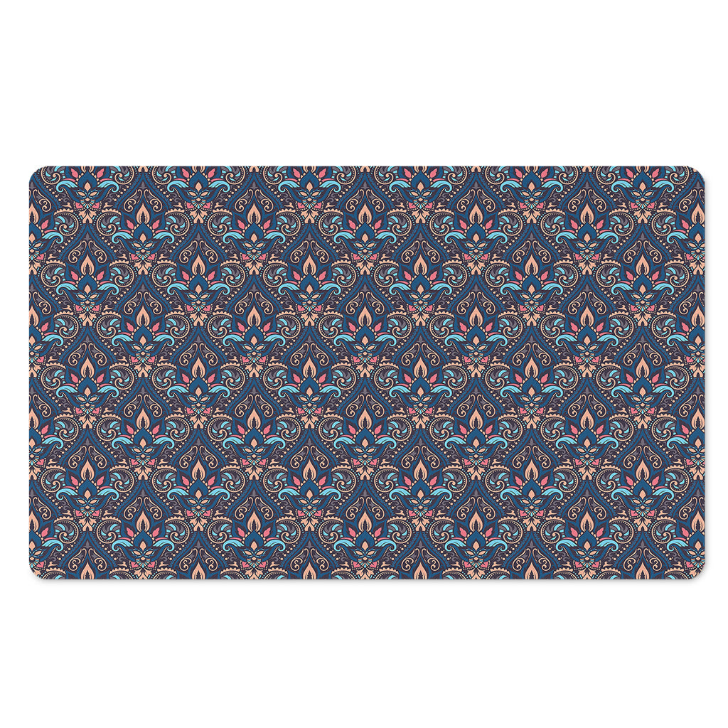 Damask Boho Pattern Print Polyester Doormat