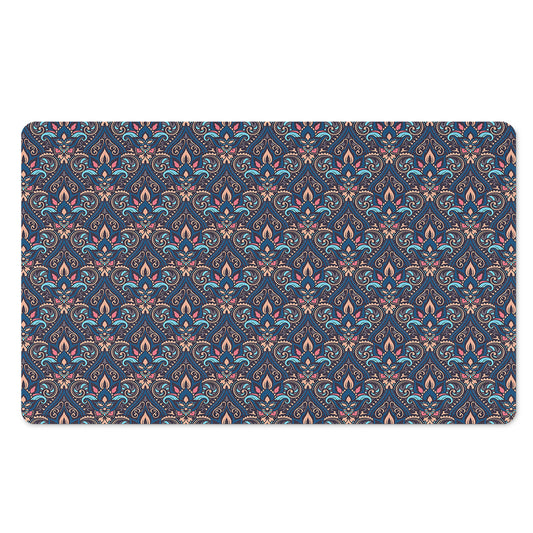 Damask Boho Pattern Print Polyester Doormat