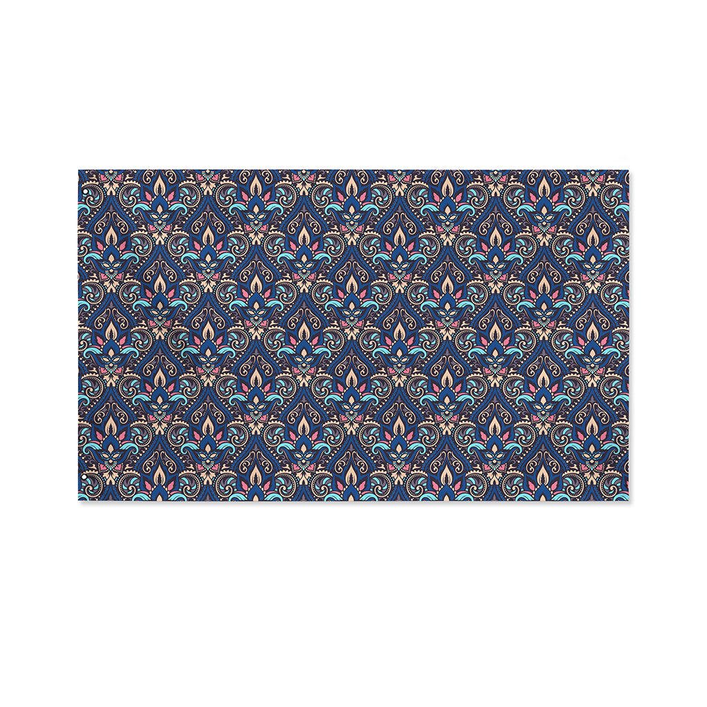 Damask Boho Pattern Print Polyester Flag