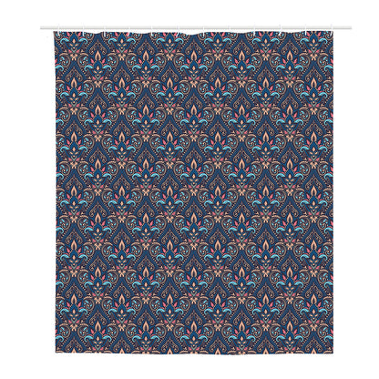 Damask Boho Pattern Print Polyester Shower Curtain