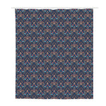 Damask Boho Pattern Print Polyester Shower Curtain