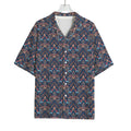 Damask Boho Pattern Print Rayon Hawaiian Shirt