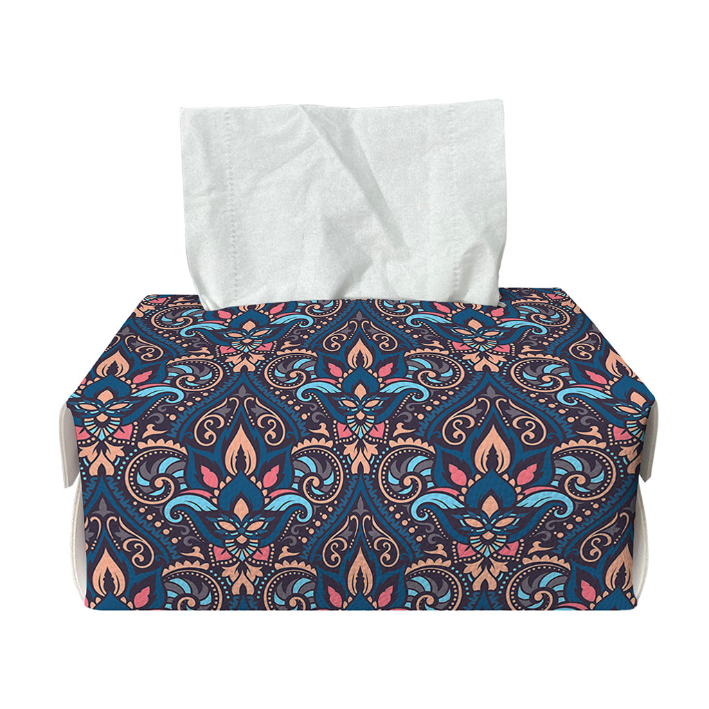 Damask Boho Pattern Print Rectangle Tissue Box Cover