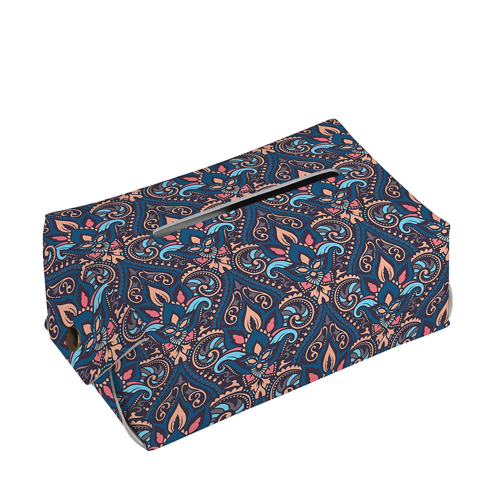 Damask Boho Pattern Print Rectangle Tissue Box Cover