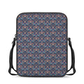 Damask Boho Pattern Print Rectangular Crossbody Bag