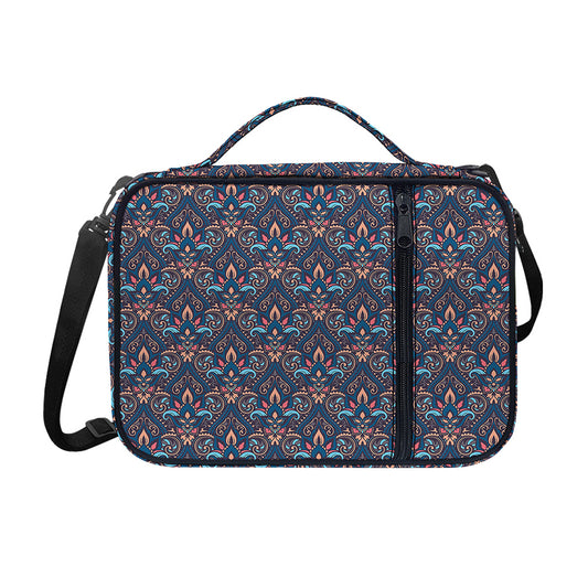 Damask Boho Pattern Print Shoulder Strap Bible Bag
