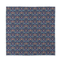Damask Boho Pattern Print Silk Bandana