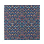 Damask Boho Pattern Print Silk Bandana