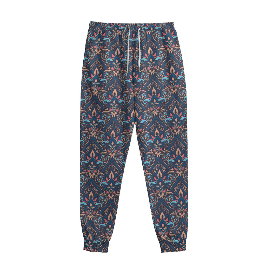 Damask Boho Pattern Print Sweatpants