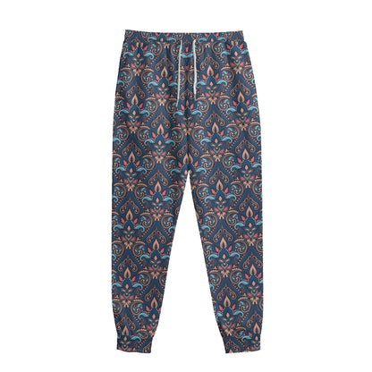 Damask Boho Pattern Print Sweatpants