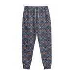 Damask Boho Pattern Print Sweatpants