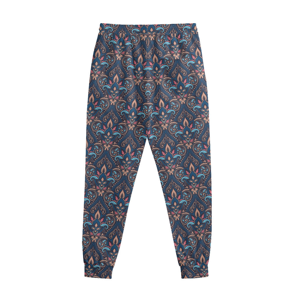 Damask Boho Pattern Print Sweatpants