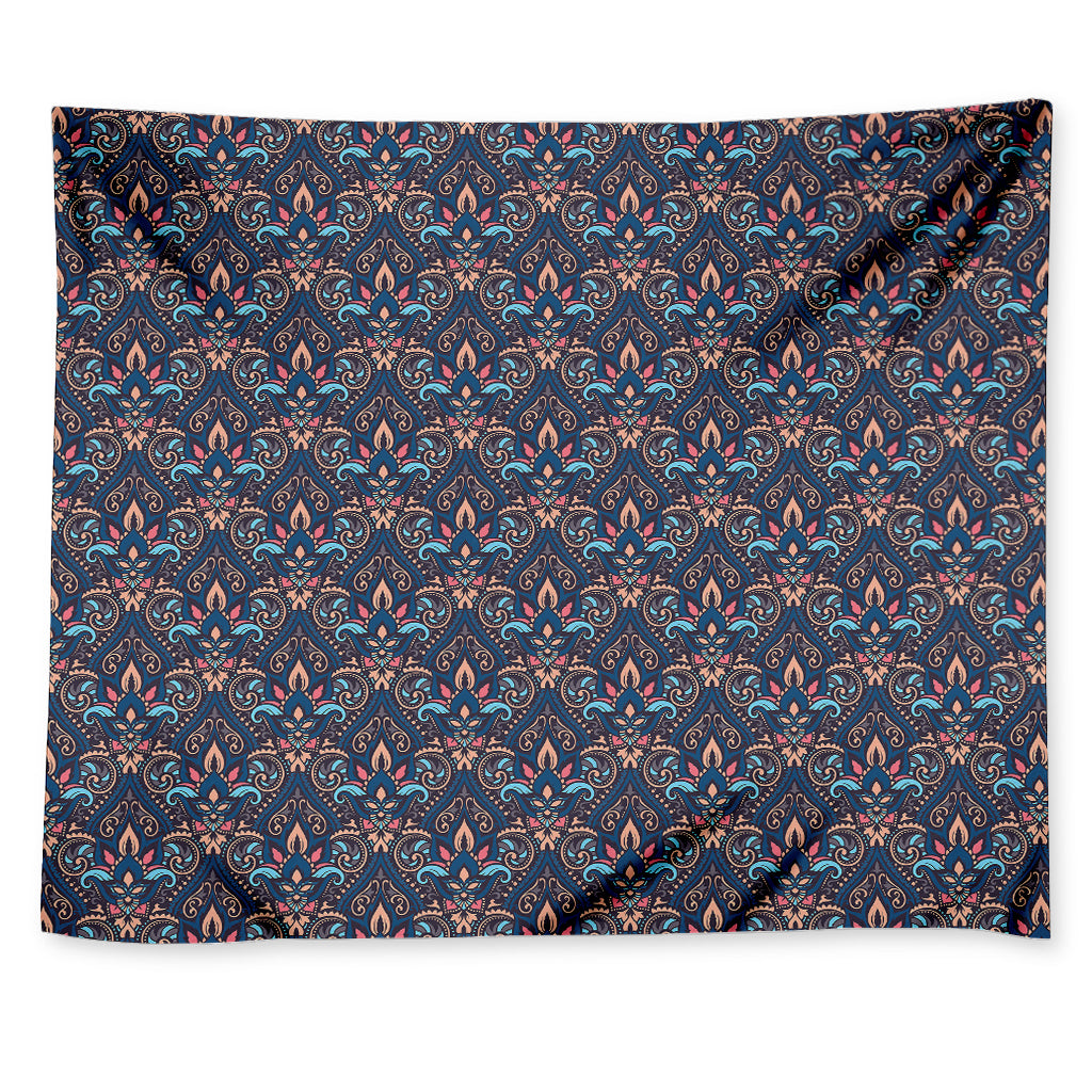 Damask Boho Pattern Print Tapestry