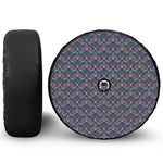 Damask Boho Pattern Print Tire Cover With Camera Hole