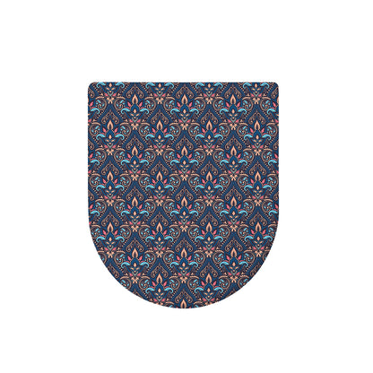 Damask Boho Pattern Print Toilet Lid Cover