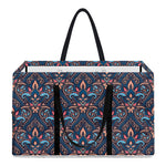 Damask Boho Pattern Print Utility Tote Bag