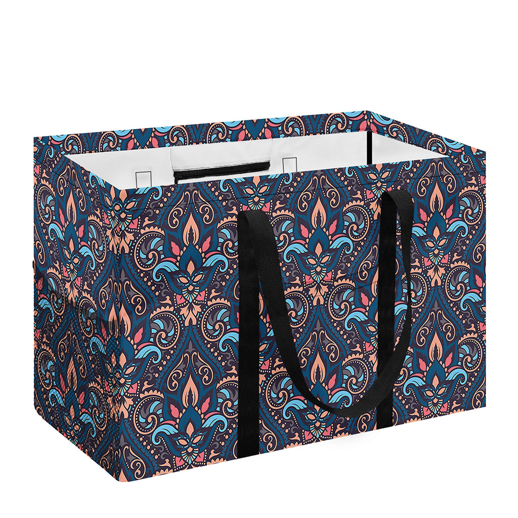 Damask Boho Pattern Print Utility Tote Bag