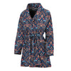 Damask Boho Pattern Print Women's Bathrobe