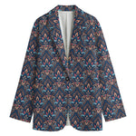 Damask Boho Pattern Print Women's Blazer