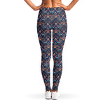 Damask Boho Pattern Print Women's Leggings