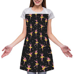 Dancing Ballet Pattern Print Adjustable Apron