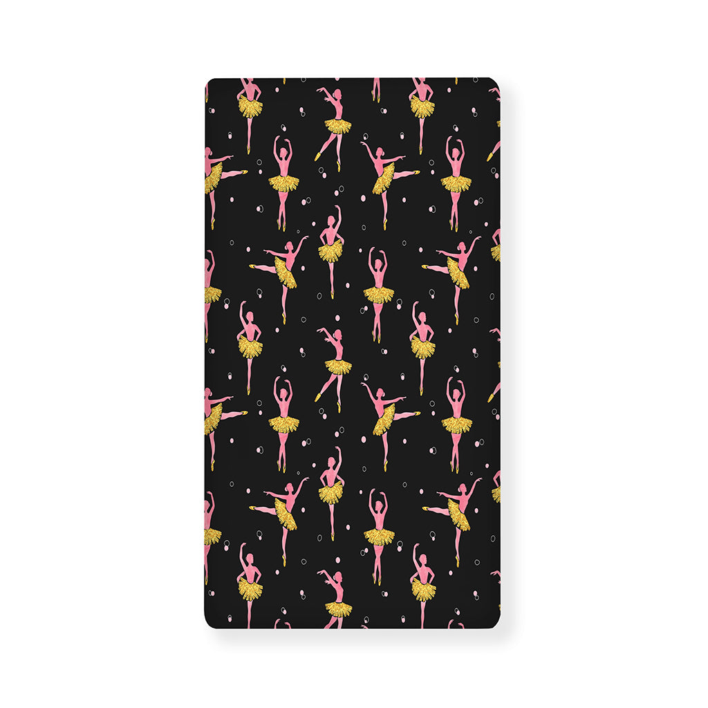 Dancing Ballet Pattern Print Baby Crib Sheet