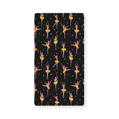 Dancing Ballet Pattern Print Baby Crib Sheet