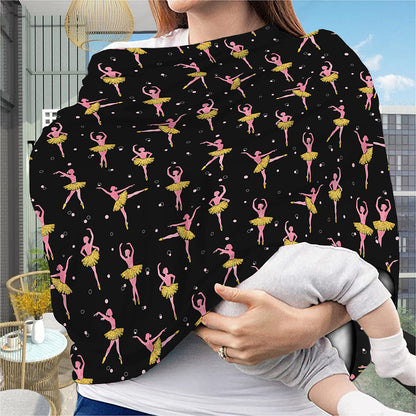 Dancing Ballet Pattern Print Baby Seat Cover