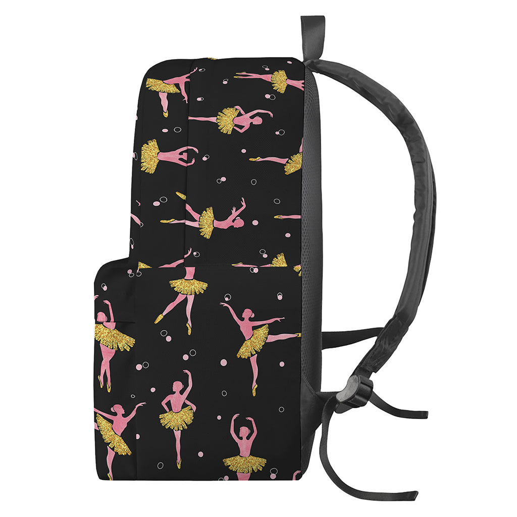 Dancing Ballet Pattern Print Backpack