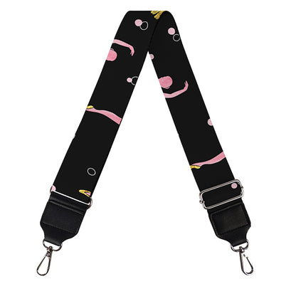 Dancing Ballet Pattern Print Bag Strap