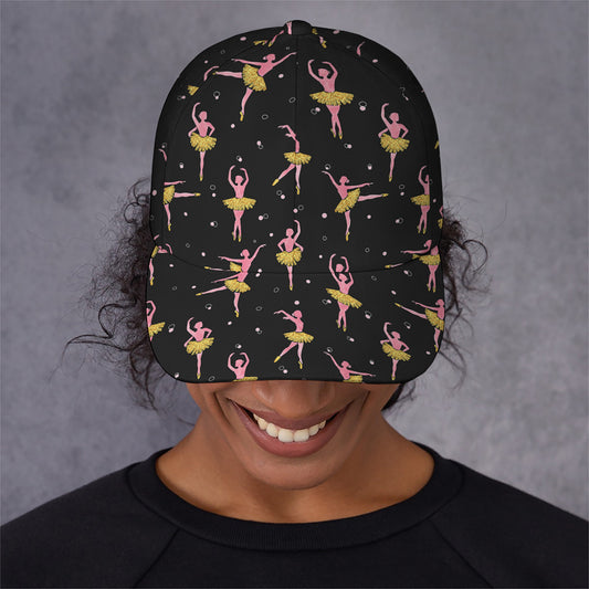 Dancing Ballet Pattern Print Baseball Cap