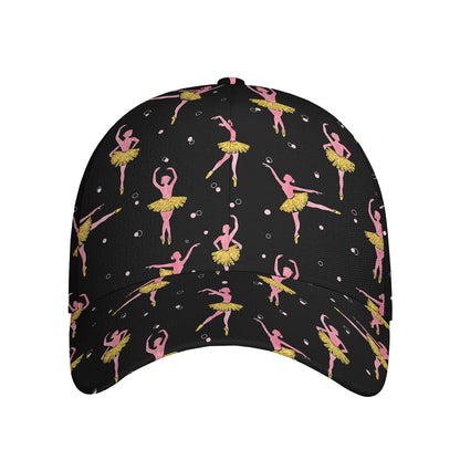 Dancing Ballet Pattern Print Baseball Cap
