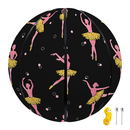 Dancing Ballet Pattern Print Basketball